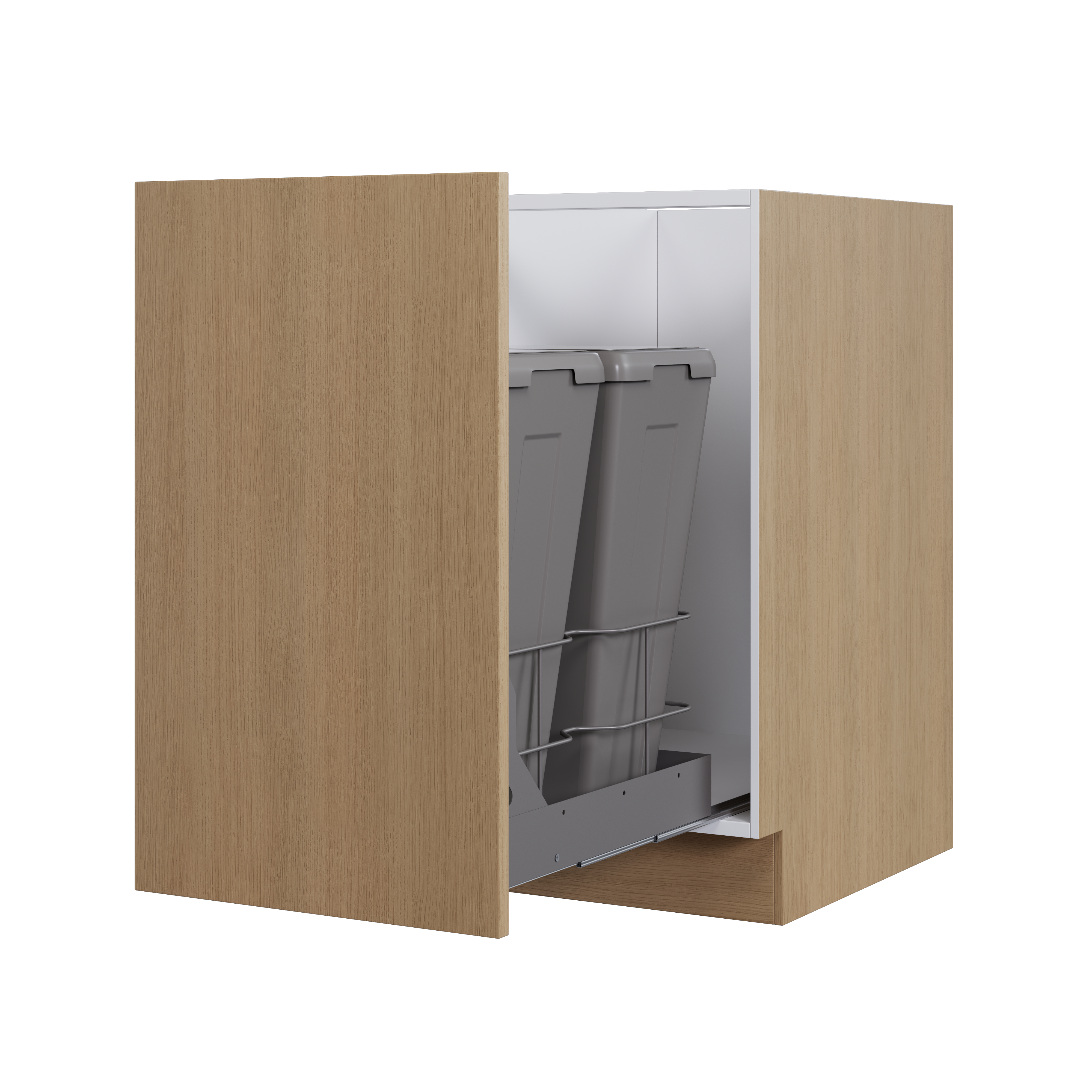 White Oak Euro Cabinets 4